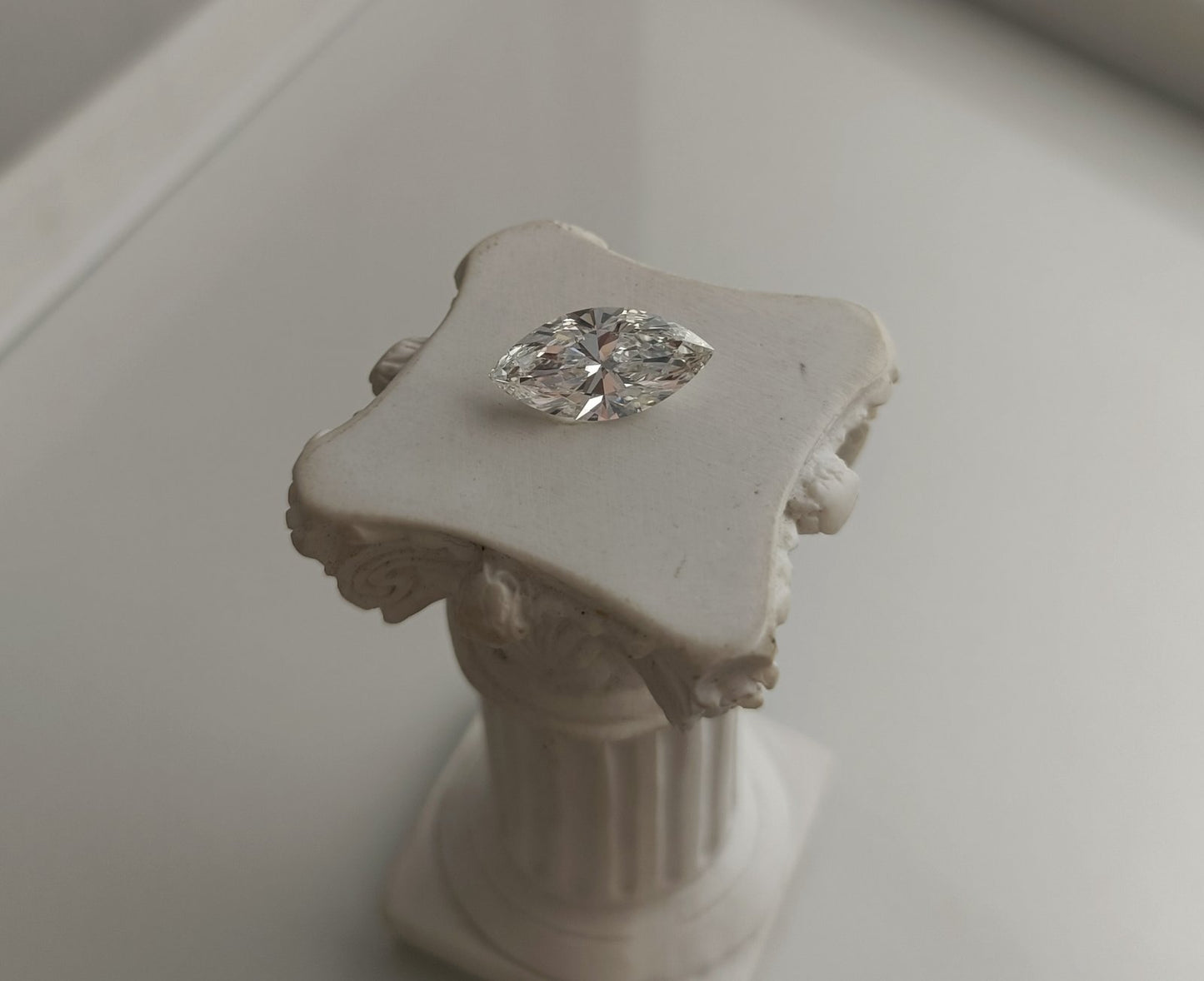 3.02ct VS2 F 681515532 Marquise Cut Lab Grown Diamond