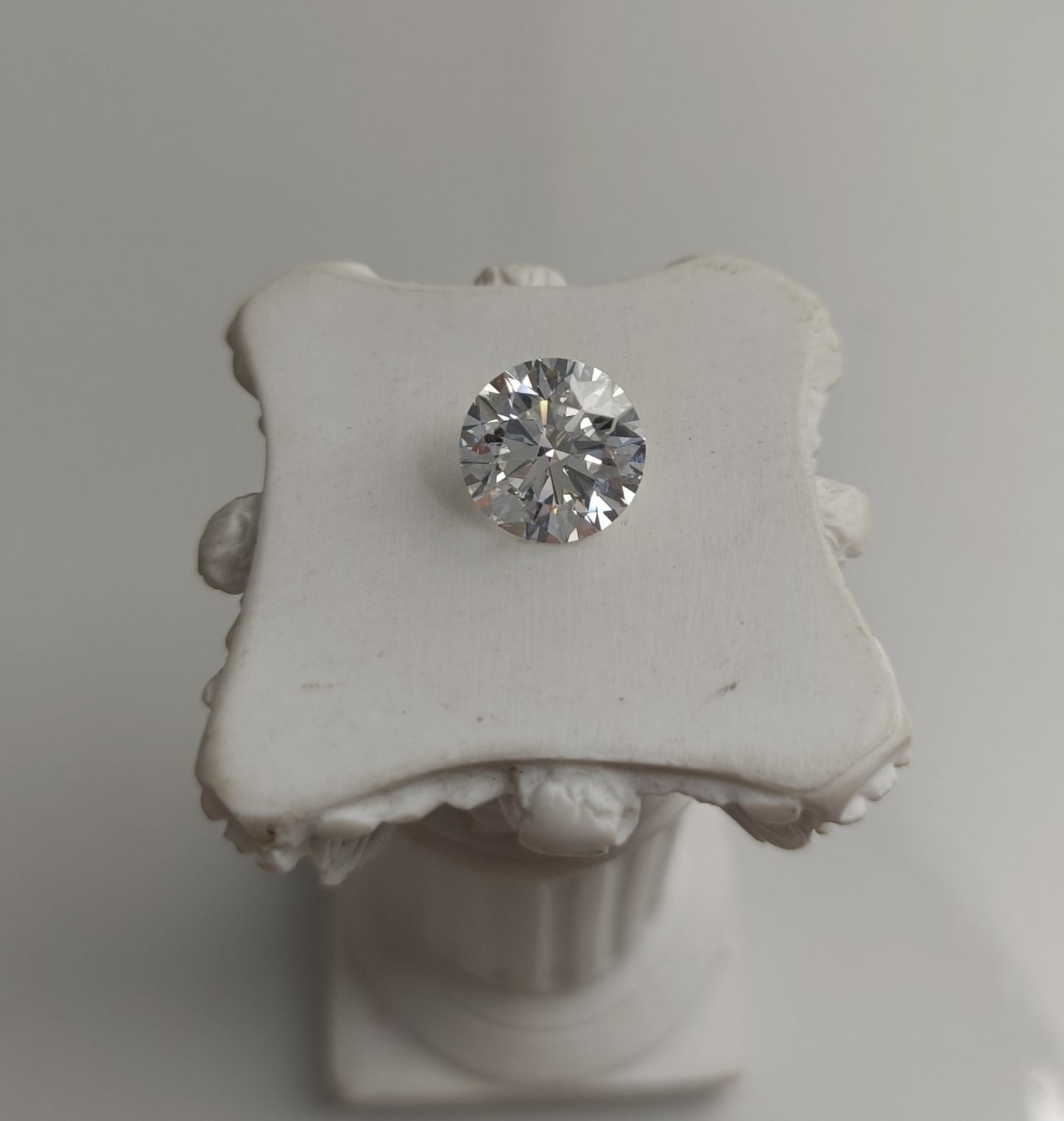 3.0CT VVS2 E 719533489 Round Cut Lab Grown Diamond