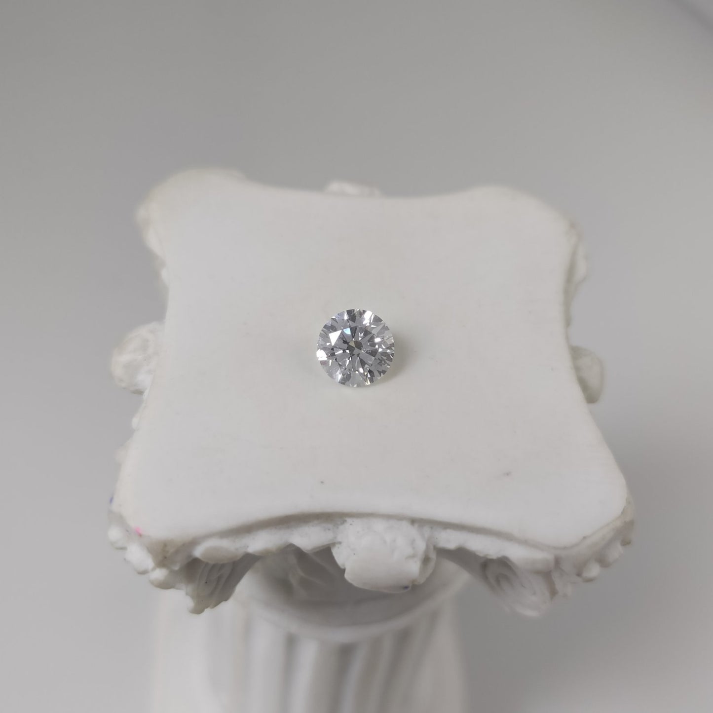 0.50CT VVS2 E 756551932 Round Cut Lab Grown Diamond