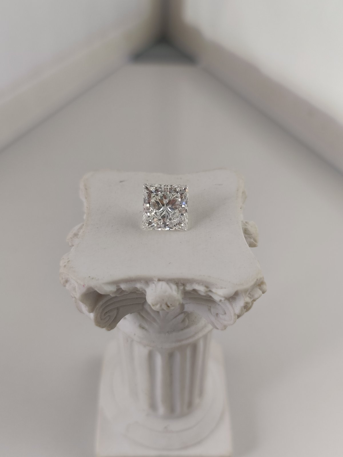 3.0CT VS1 E 712580471 Princess Cut Lab Grown Diamond