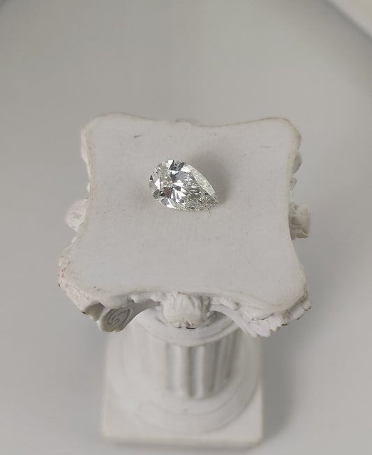 1.58CT VS2 G 728571573 Pear Cut Lab Grown Diamond