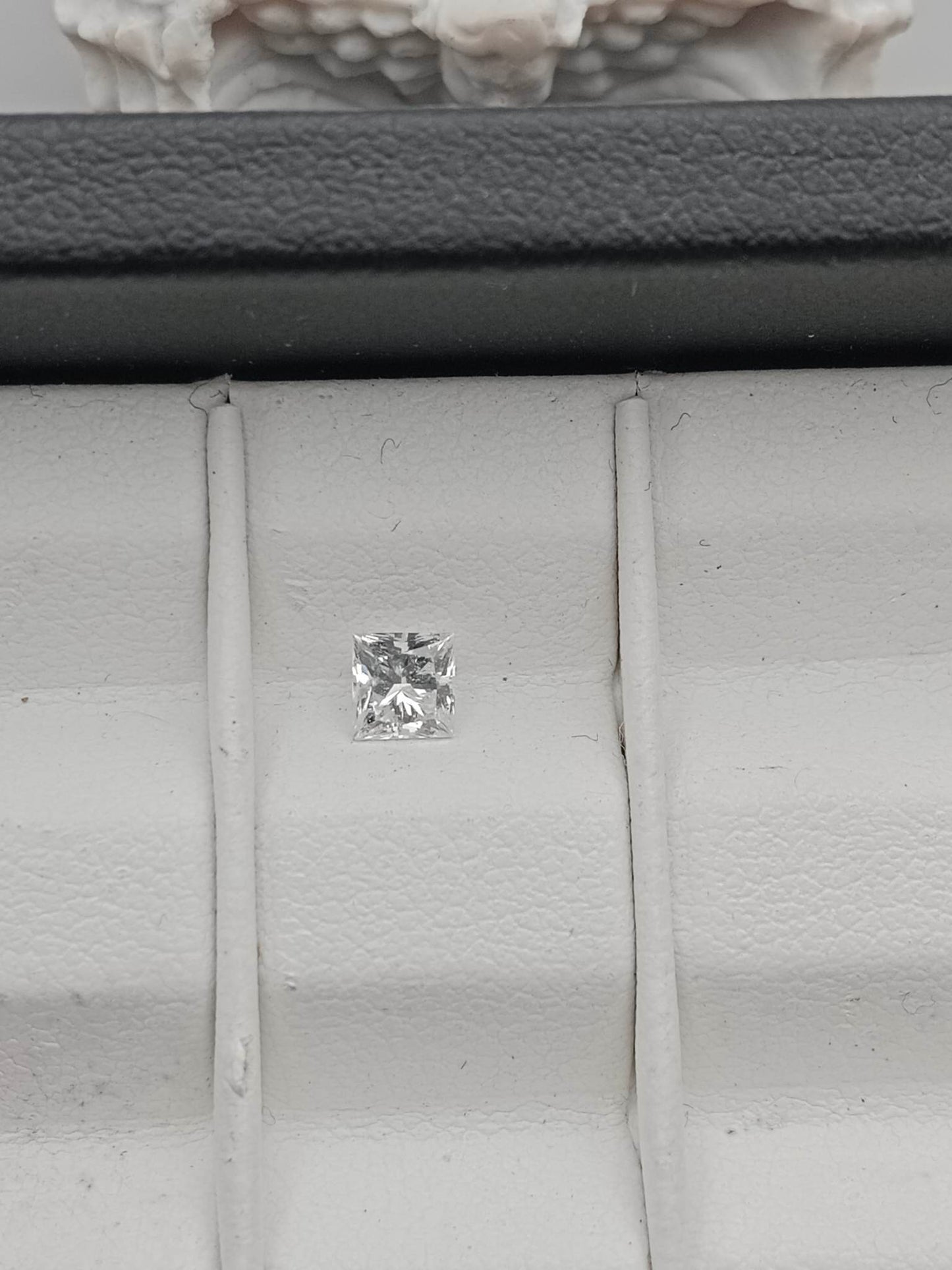 0.37CT I1 F 6385589860 Princess Cut Natural Diamond