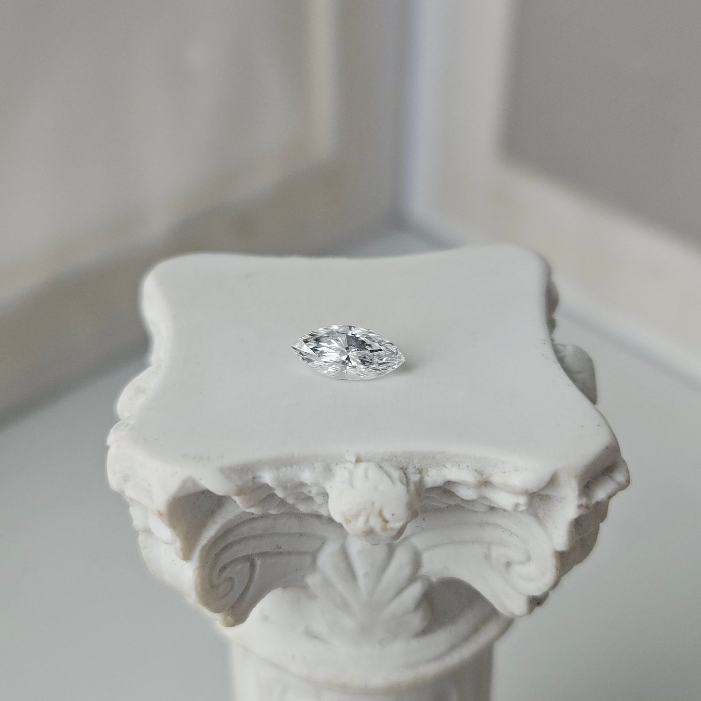 0.50CT VS1 D 793620209 Marquise Cut Lab Grown Diamond
