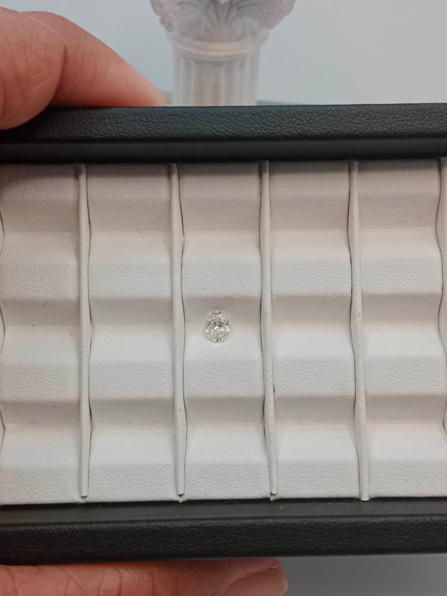 0.30CT SI2 I 2215603841 Oval Cut Natural Diamond