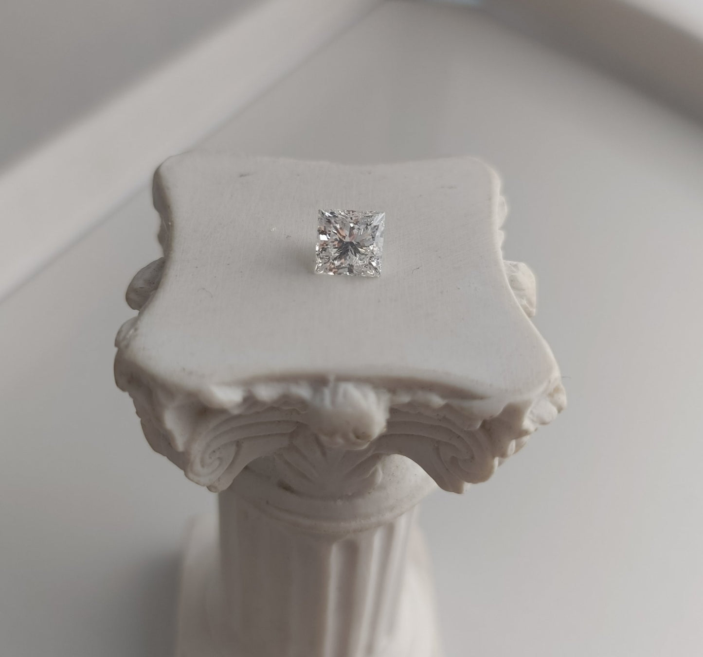 1CT VVS2 E 640404413 Princess Cut Lab Grown Diamond