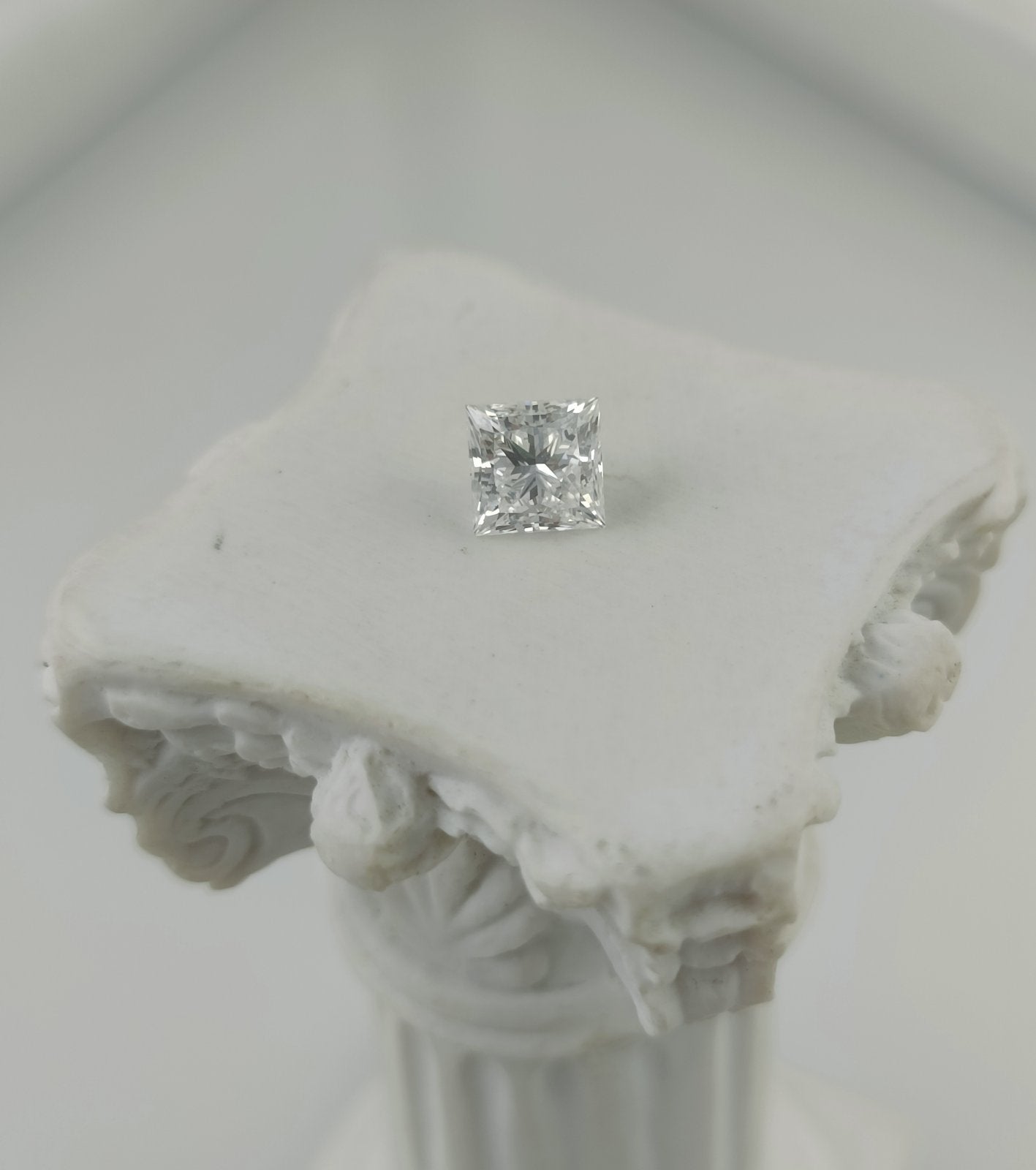 1.08CT VS2 E 591306161 Princess Cut Lab Grown Diamond