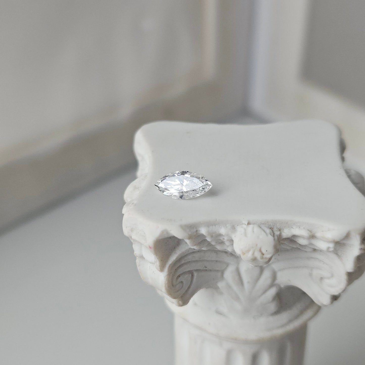 0.50CT VS1 D 793620209 Marquise Cut Lab Grown Diamond