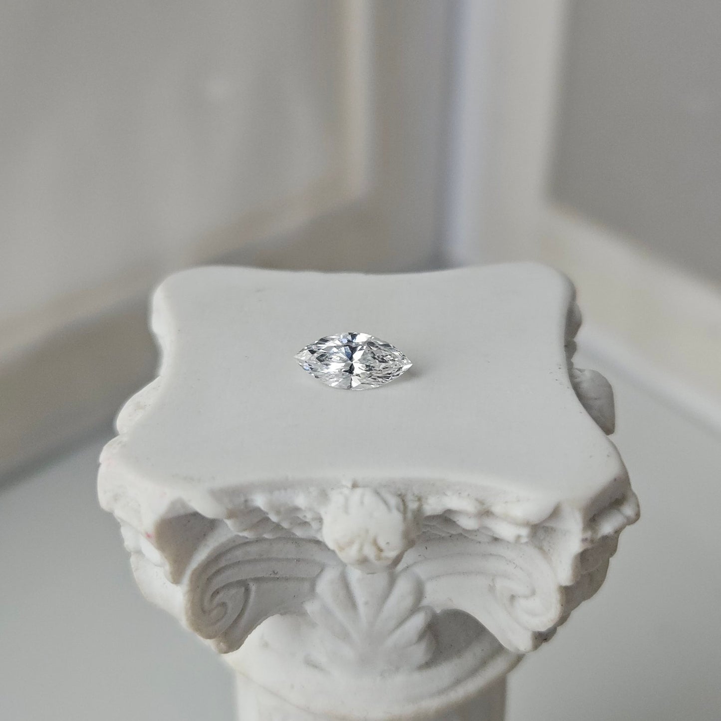 0.50CT VVS2 D 791640918 Marquise Cut Lab Grown Diamond