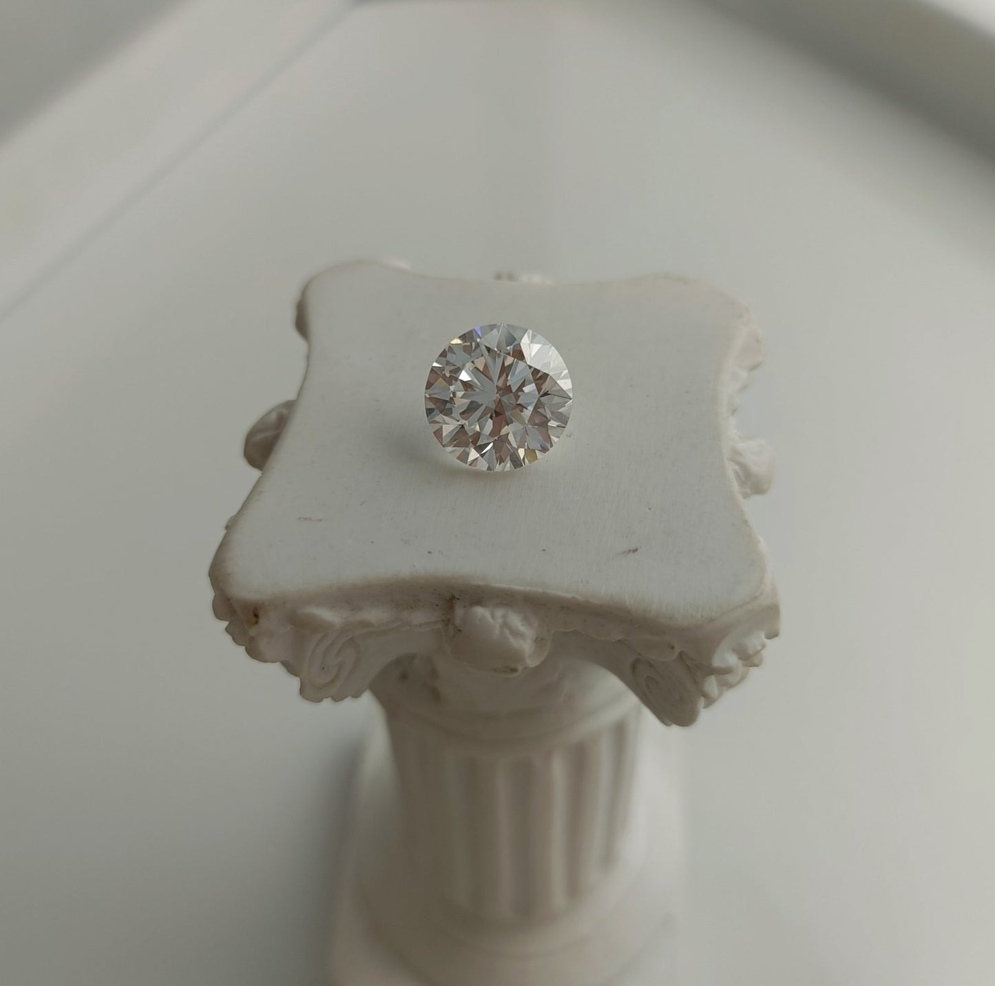3.0CT VVS2 E 726511817 Round Cut Lab Grown Diamond