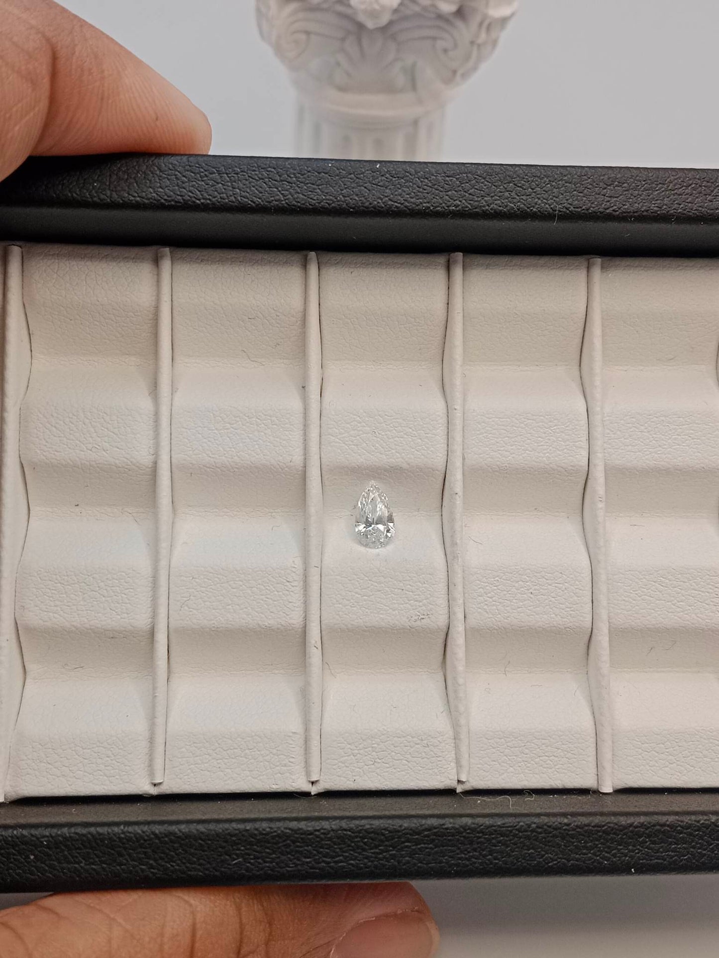 0.40CT I1 D 1408313506 Pear Cut Natural Diamond
