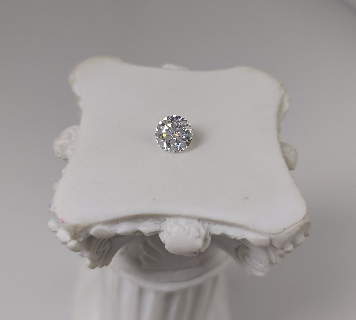 0.50CT VVS2 E 760514084 Round Cut Lab Grown Diamond