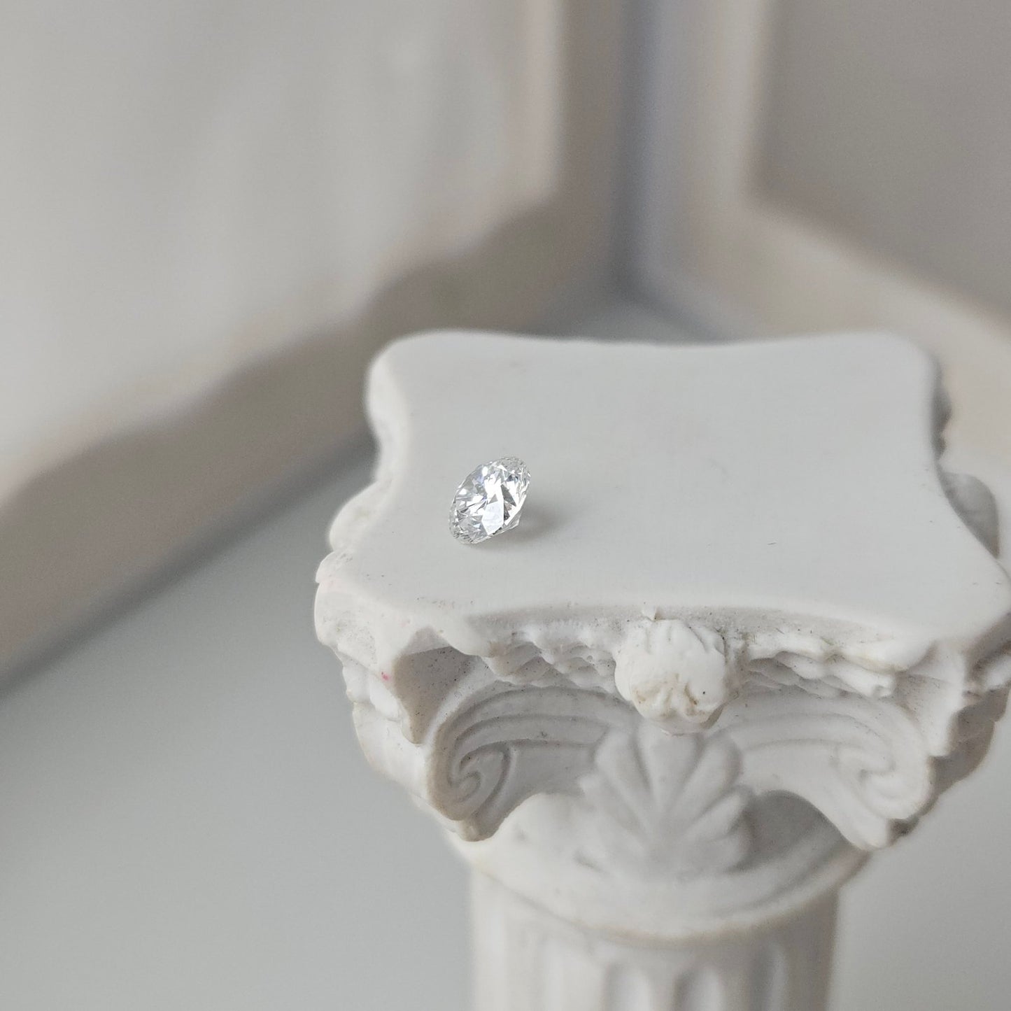 0.50CT VS2 D 801635204 Round Cut Lab Grown Diamond
