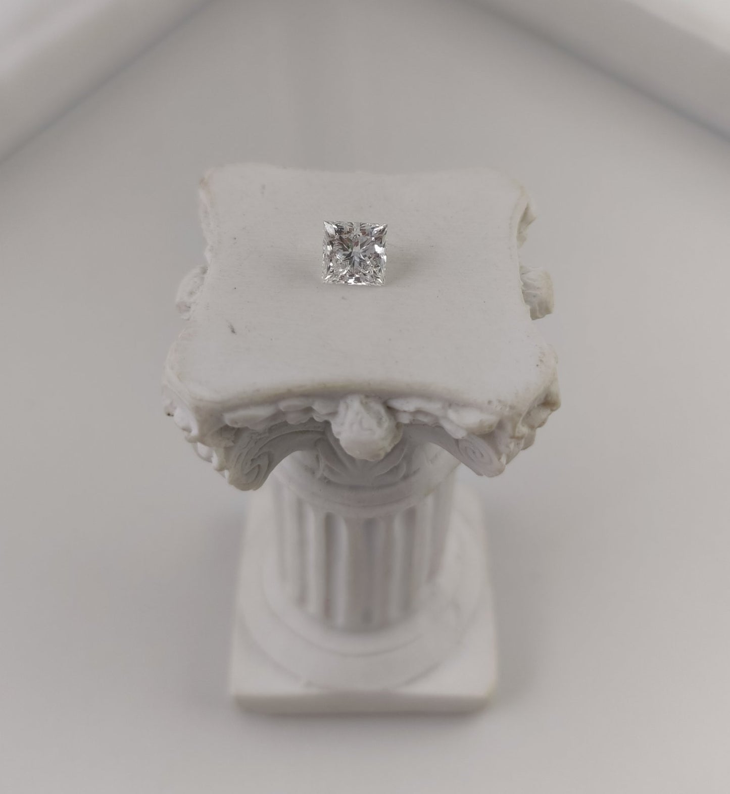 1.14CT SI1 F 560216591 Princess Cut Lab Grown Diamond