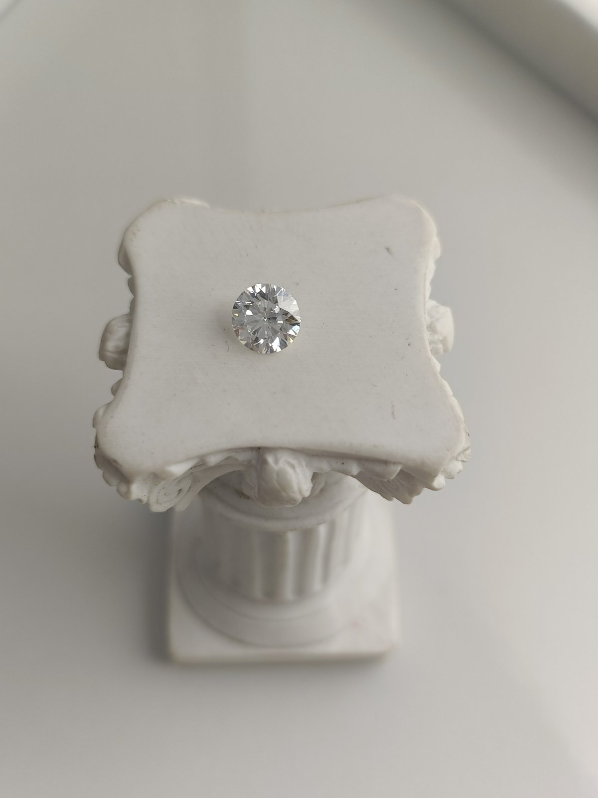1.08CT VS2 F 695517523 Round Cut Lab Grown Diamond