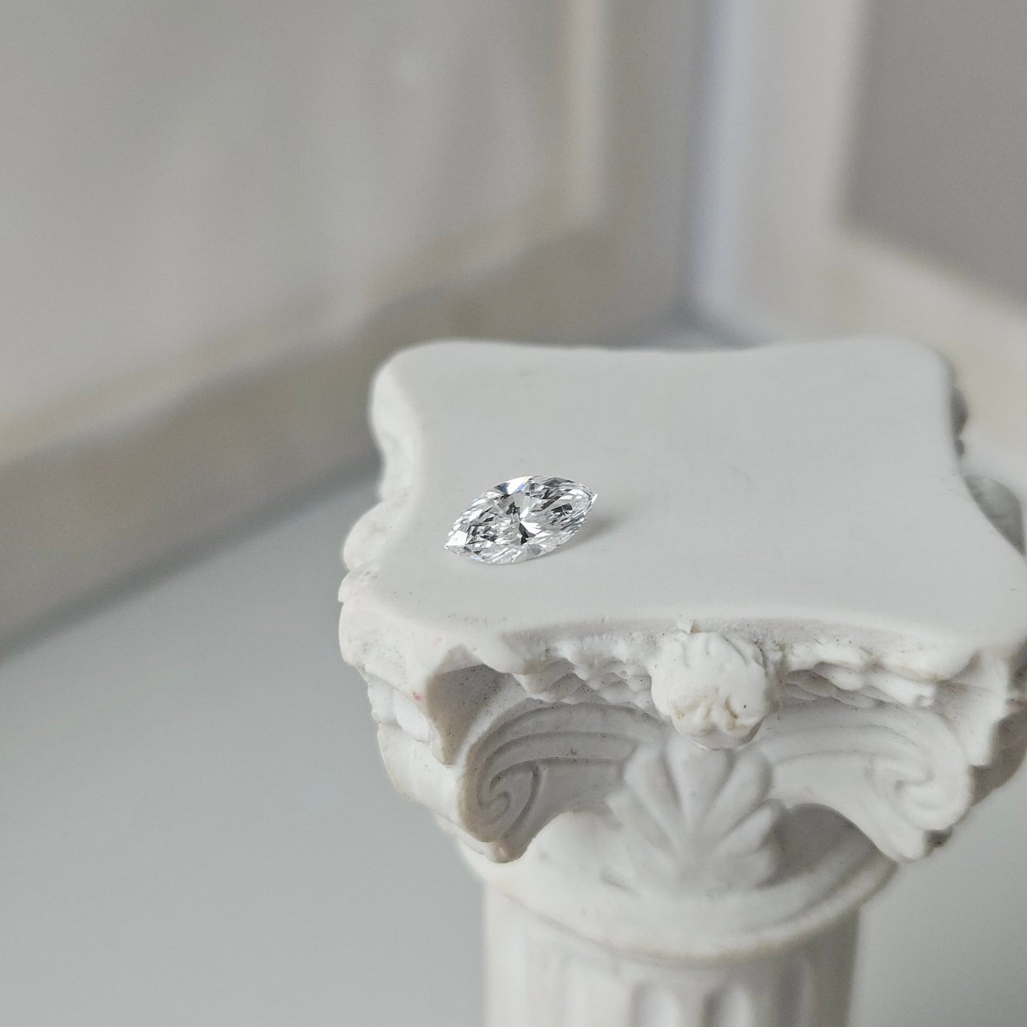 0.50CT VS1 D 793620209 Marquise Cut Lab Grown Diamond