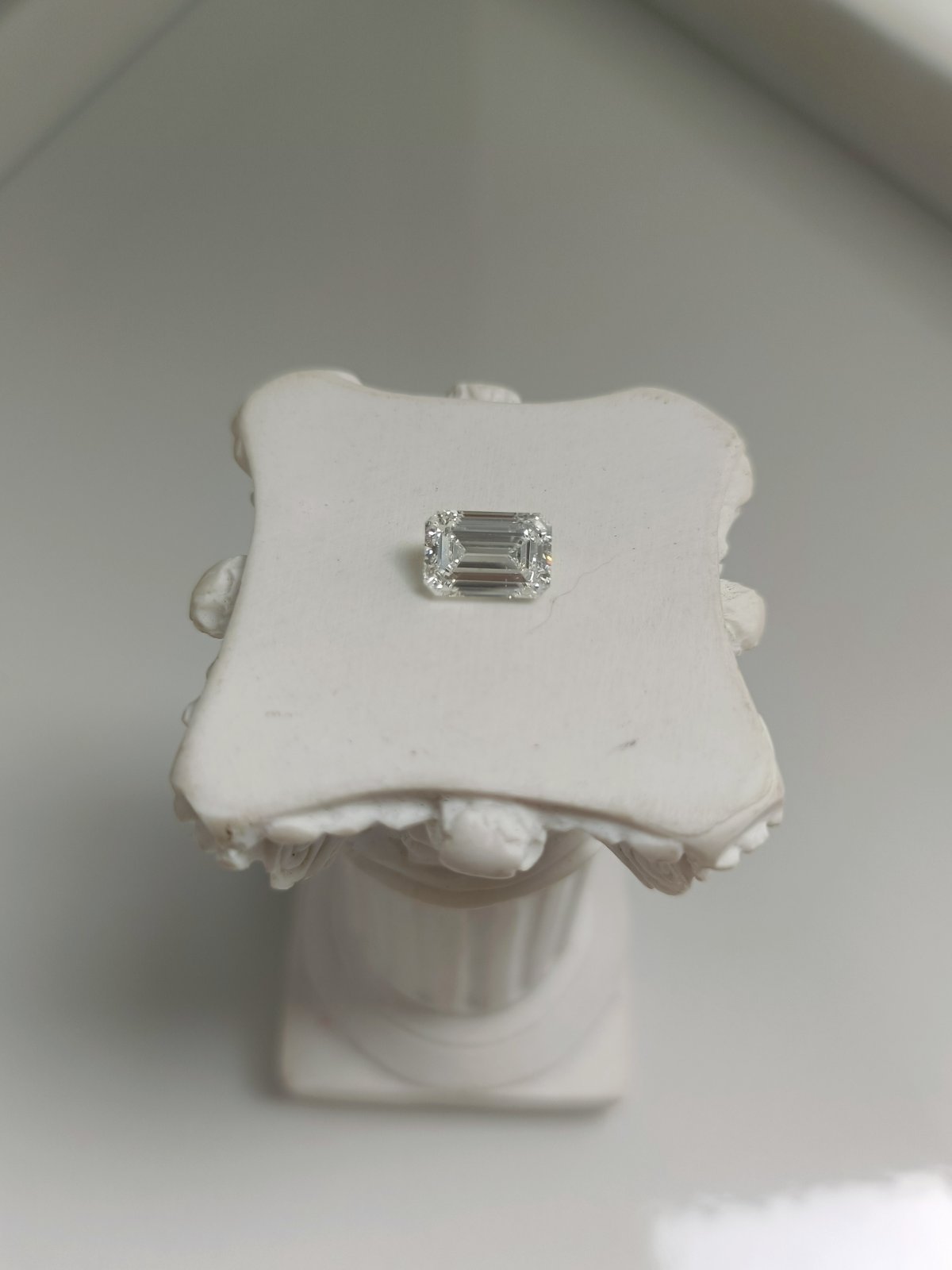 1.23CT VS2 D 591326421 Emerald Cut Lab Grown Diamond