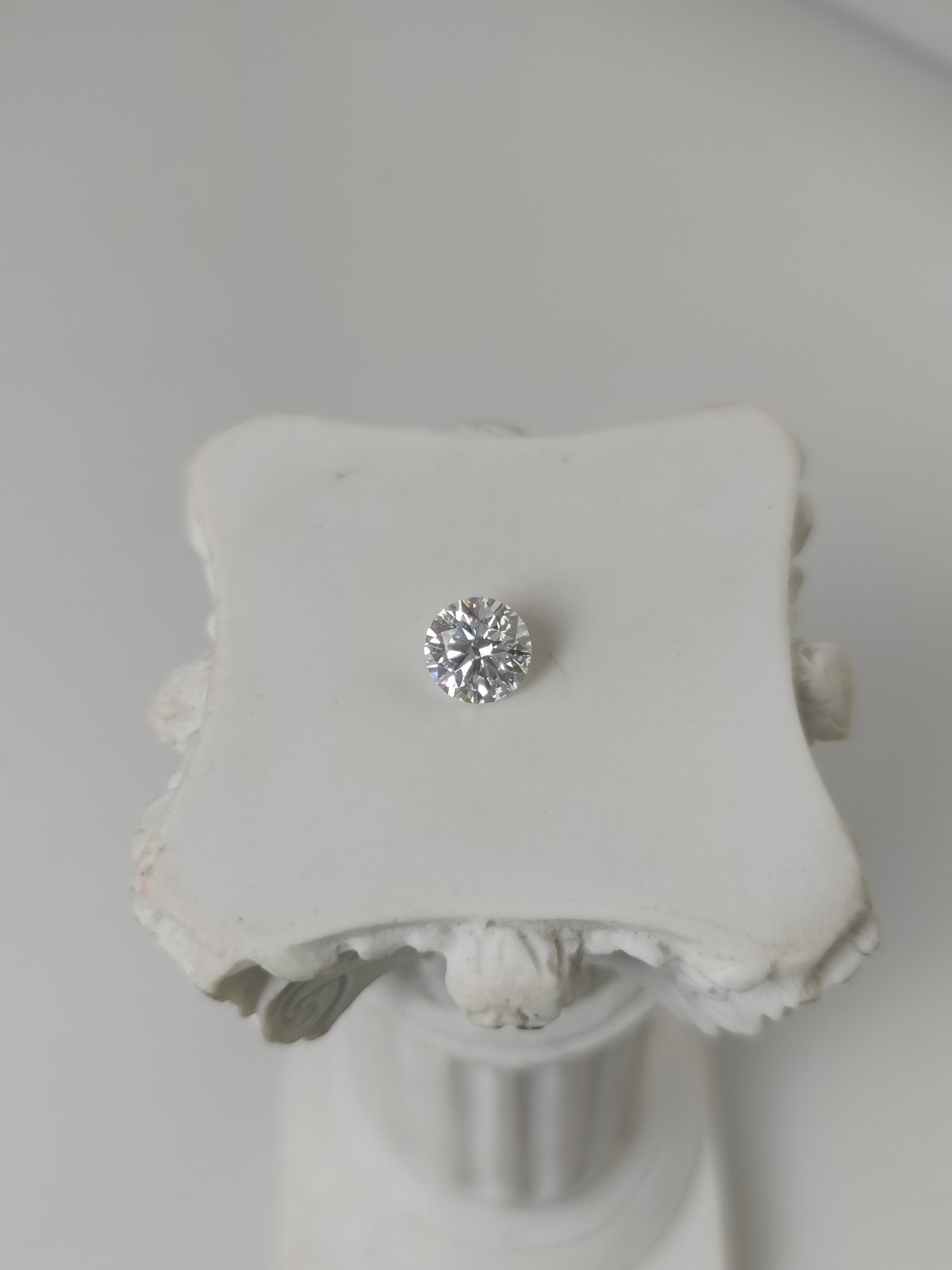0.50CT VVS2 D 750528158 Round Cut Lab Grown Diamond
