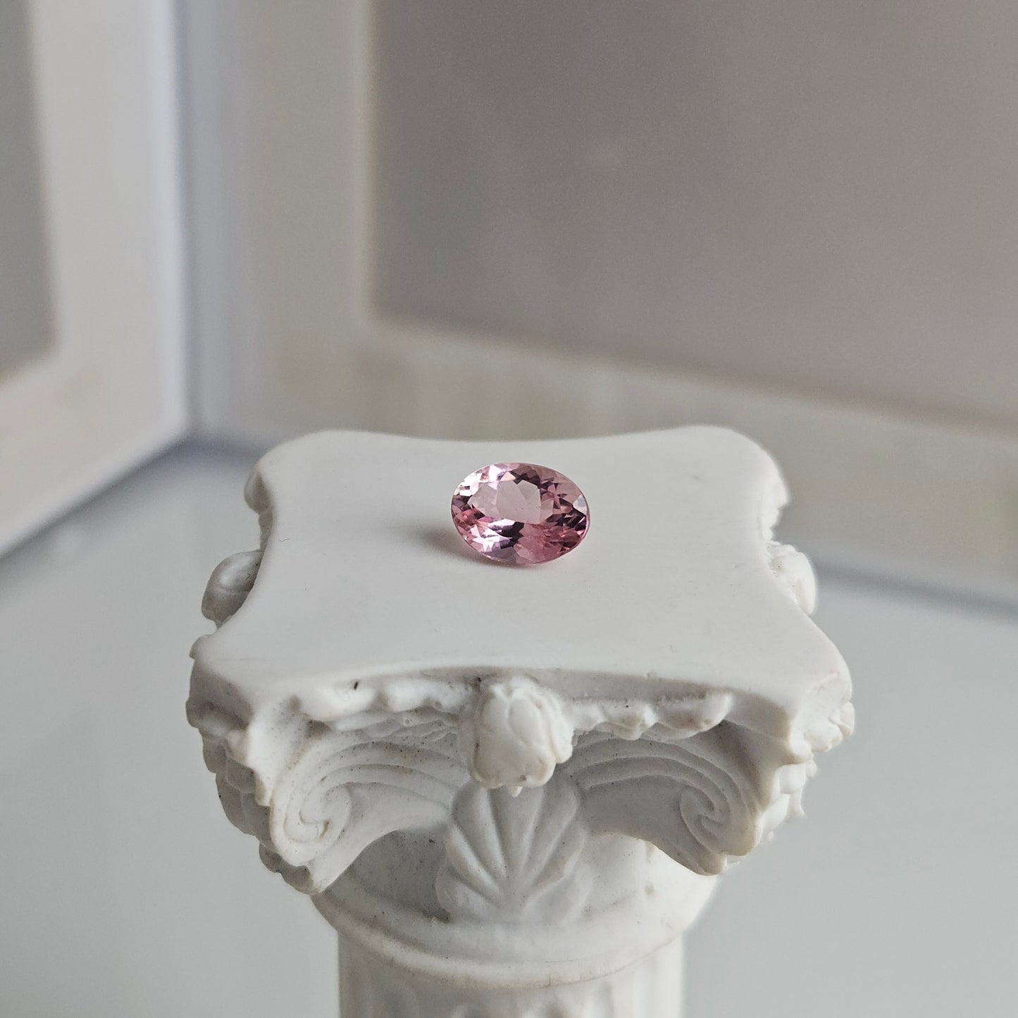 0.98CT 557253241 Oval Cut Pink Tourmaline Natural Gemstone