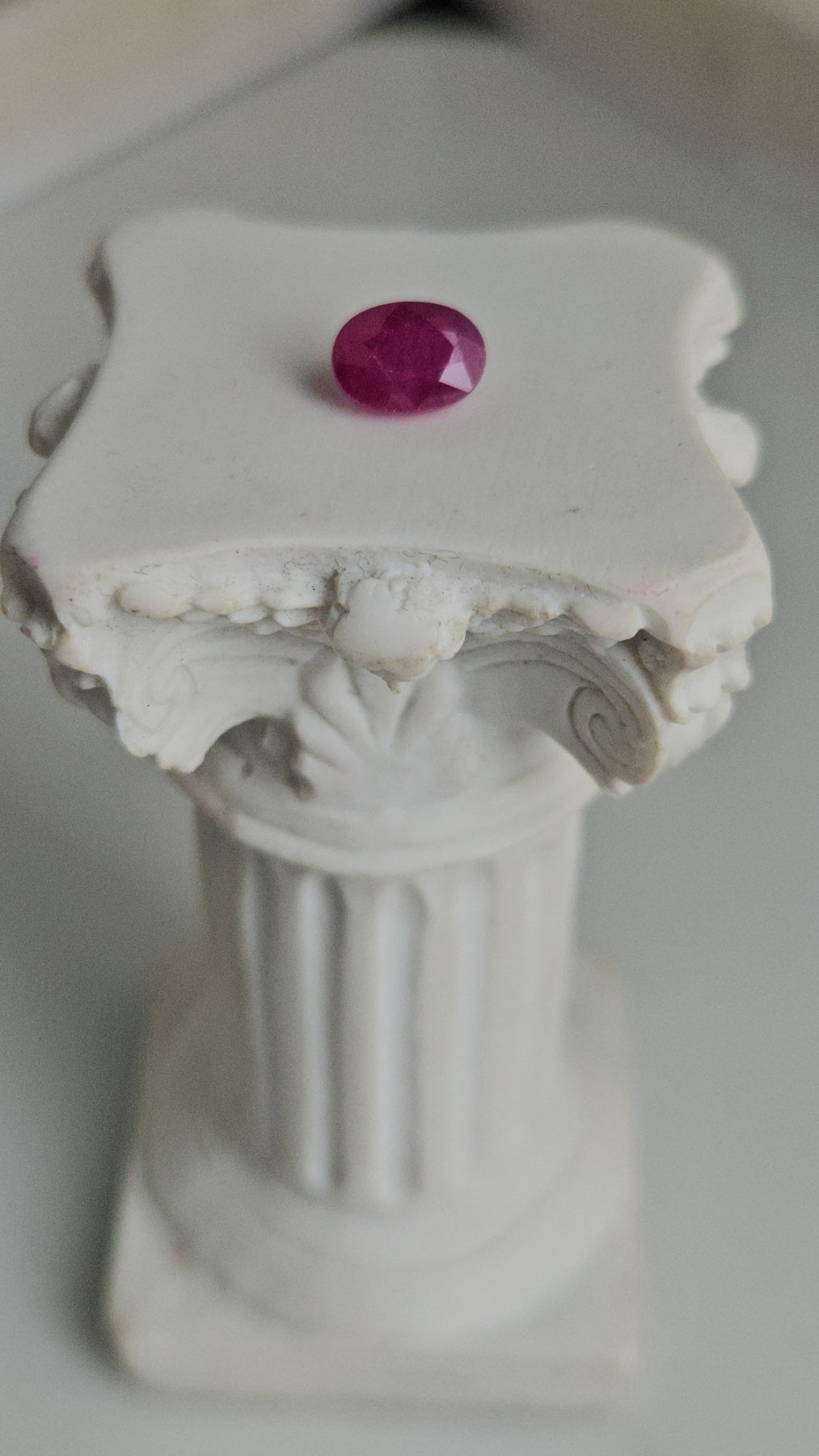 1.48CT 557253254 Oval Cut Ruby Natural Gemstone