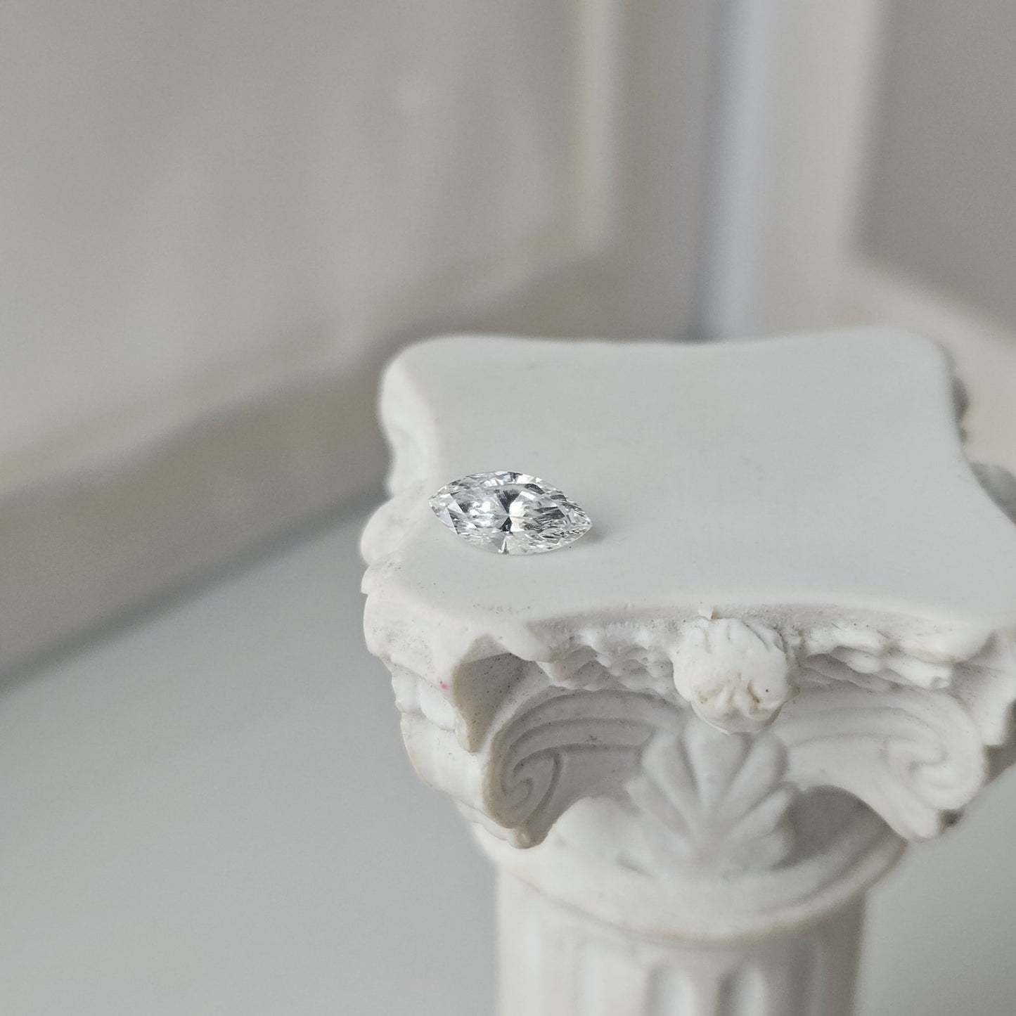 0.50CT VVS2 D 801635173 Marquise Cut Lab Grown Diamond