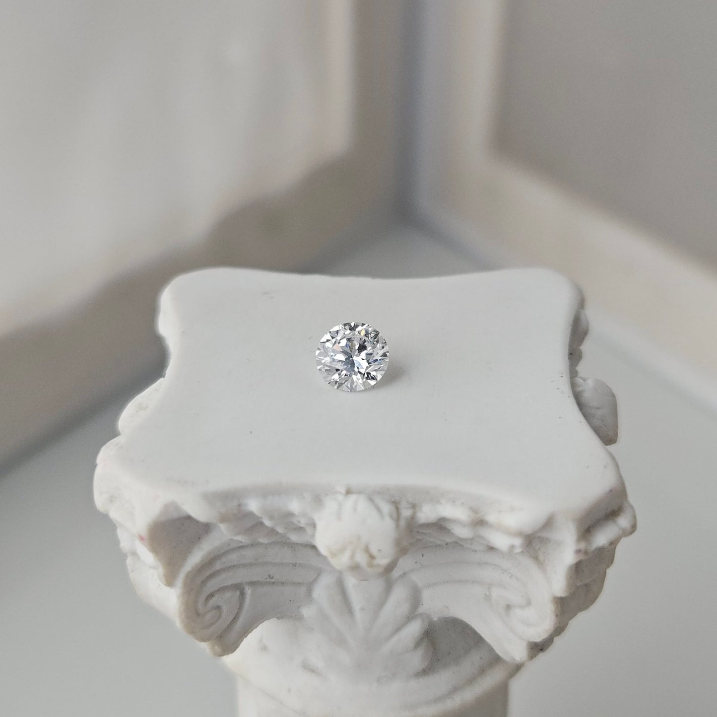 0.50CT VS2 D 801635204 Round Cut Lab Grown Diamond