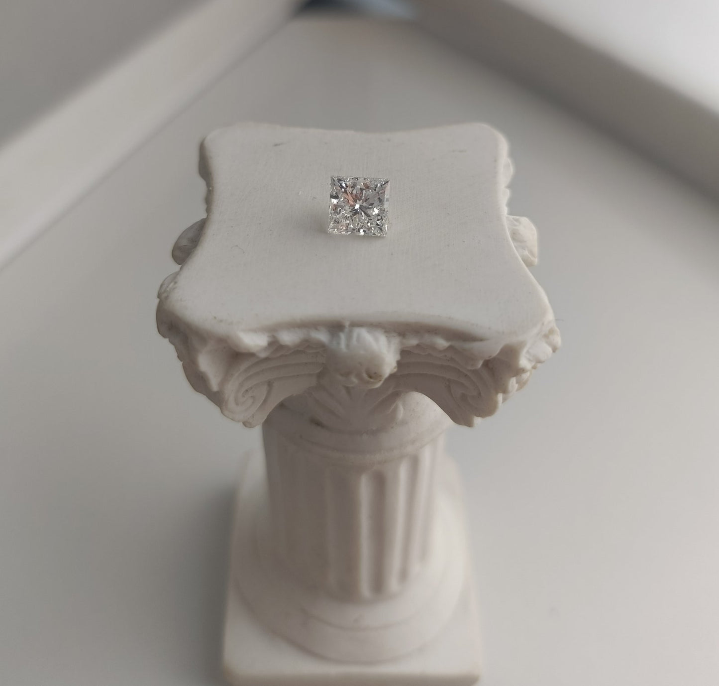 1.02CT VS1 E 643435623 Princess Cut Lab Grown Diamond