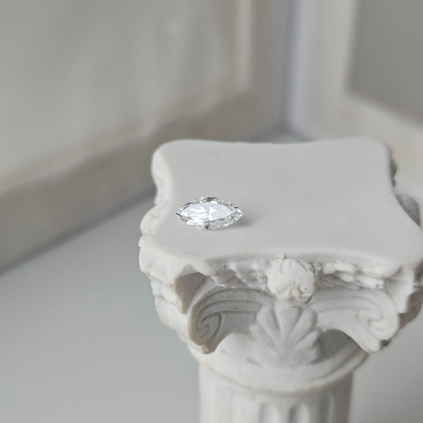 0.50CT VS1 D 793620209 Marquise Cut Lab Grown Diamond