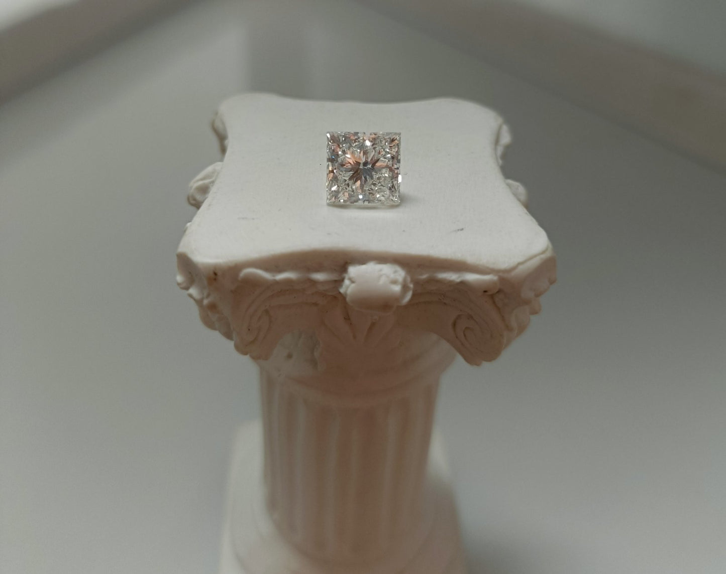 2.01CT VS1 F 633436514 Princess Cut Lab Grown Diamond