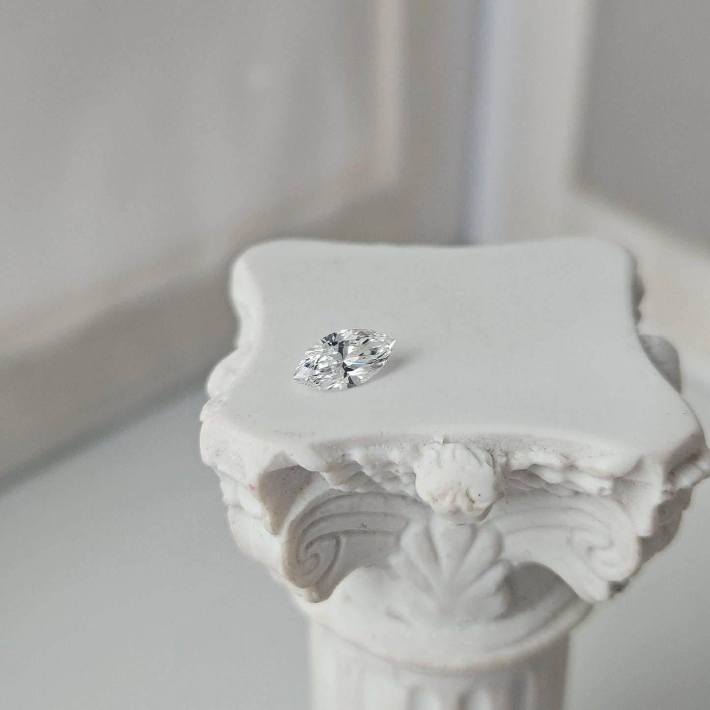 0.50CT VVS2 D 791640918 Marquise Cut Lab Grown Diamond