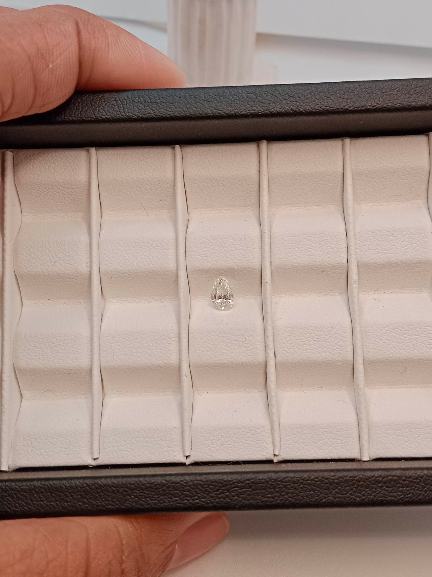 0.31CT SI1 K 6392545130 Pear Cut Natural Diamond