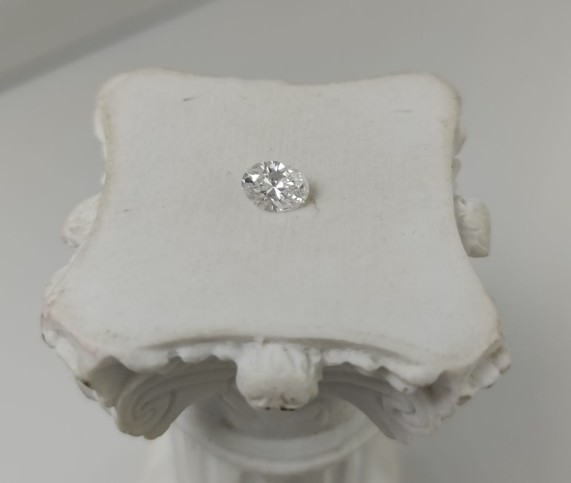 0.34CT VS2 D 727547599 Oval Cut Lab Grown Diamond