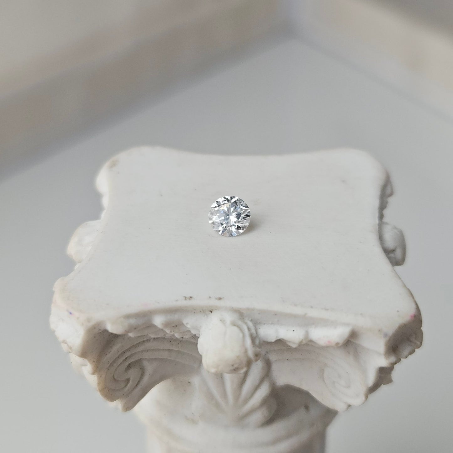 0.29CT VS2 D 754551316 Round Cut Lab Grown Diamond