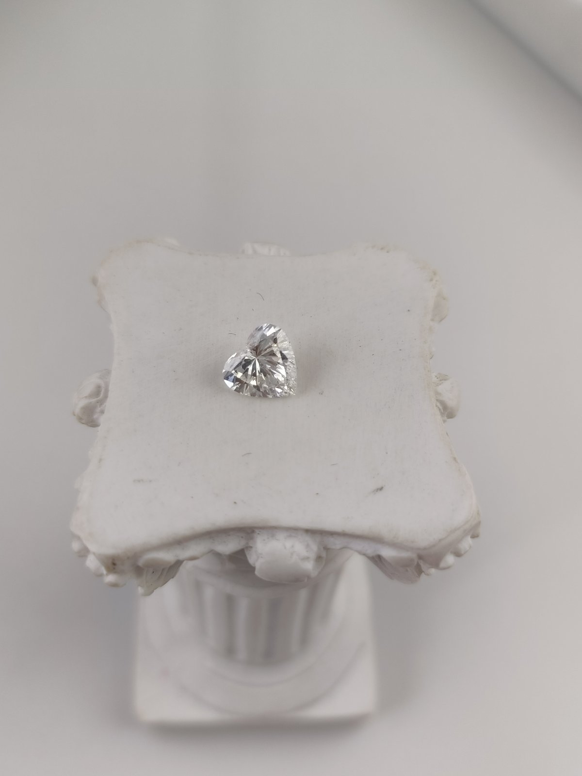 0.90CT VS1 G 514253064 Heart Cut Lab Grown Diamond