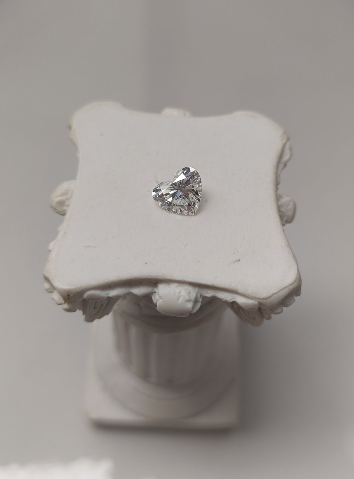1.07CT VS2 D 519257727 Heart Cut Lab Grown Diamond