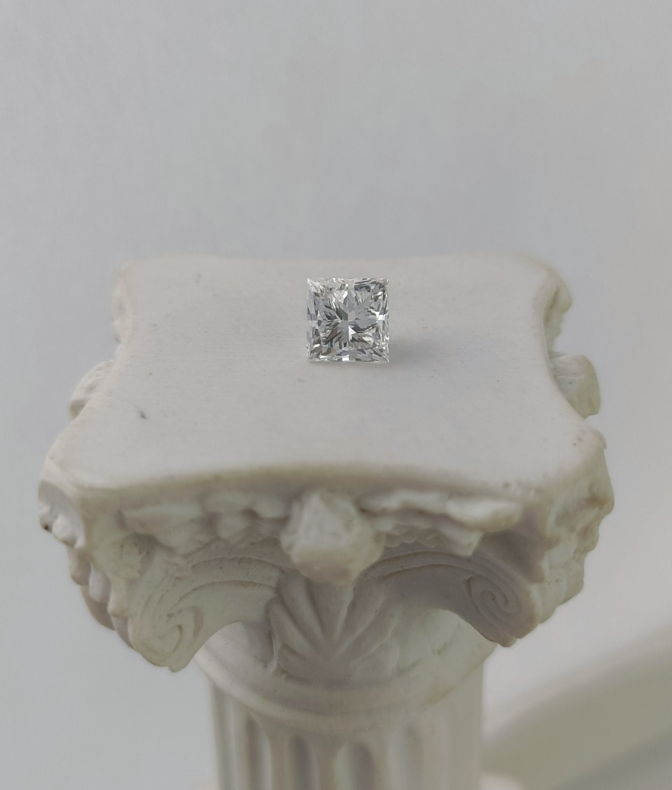 1.01CT VVS2 F 620452464 Princess Cut Lab Grown Diamond