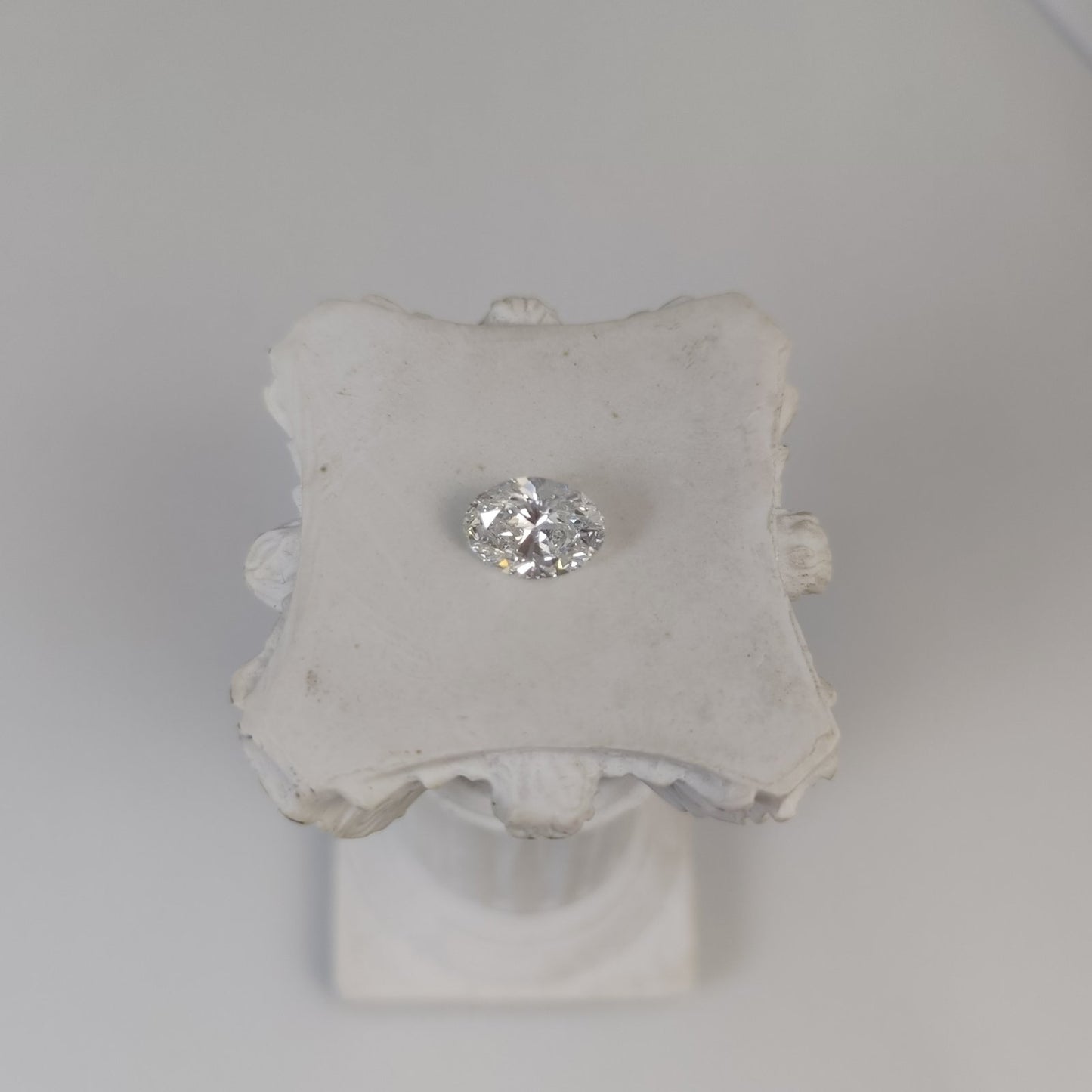 1.10CT VS1 D 735552982 Oval Cut Lab Grown Diamond