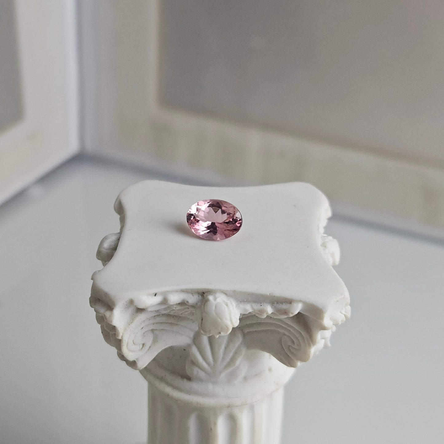 1.22CT 557253244 Oval Cut Pink Tourmaline Natural Gemstone