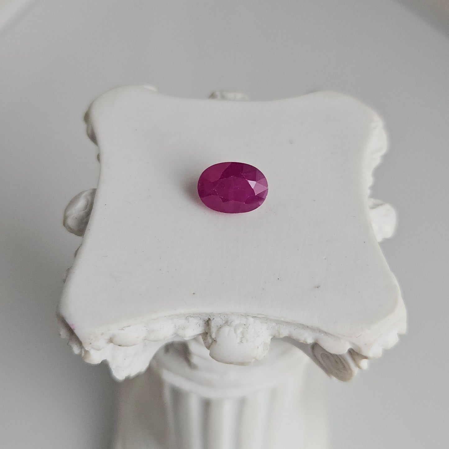 1.48CT 557253254 Oval Cut Ruby Natural Gemstone
