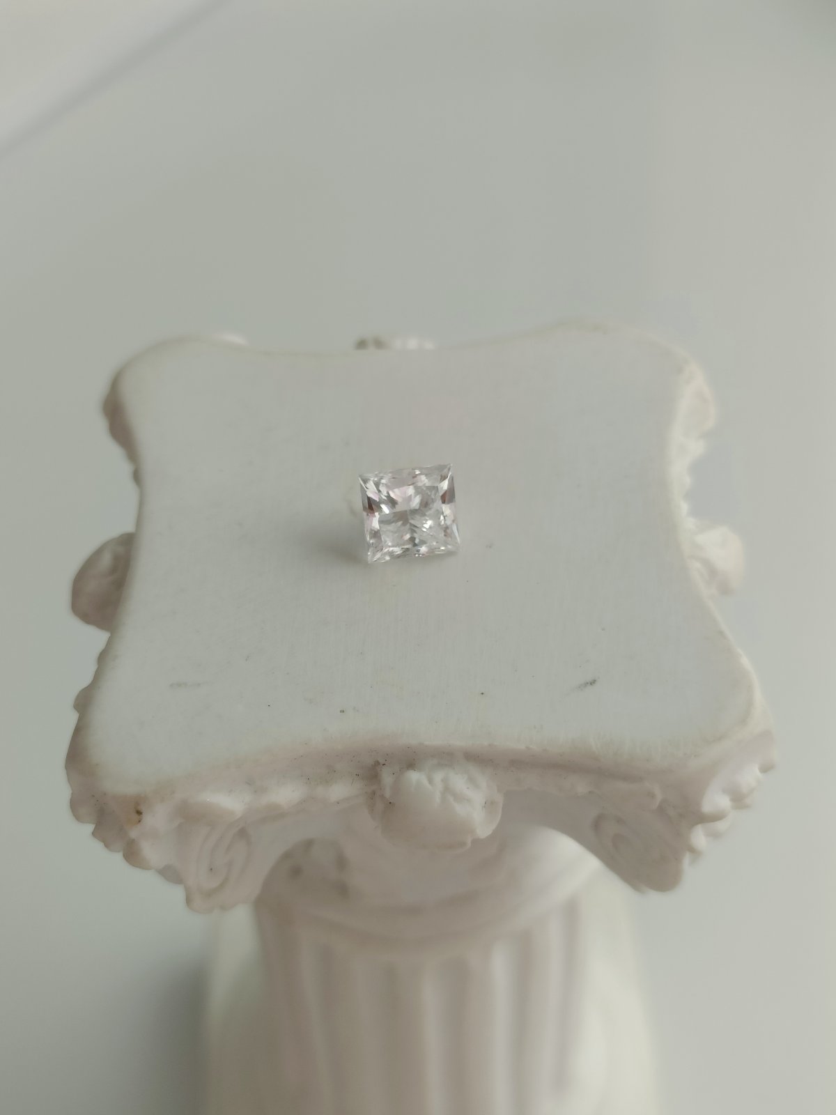 0.70CT SI2 E 476175395 Princess Cut Lab Grown Diamond