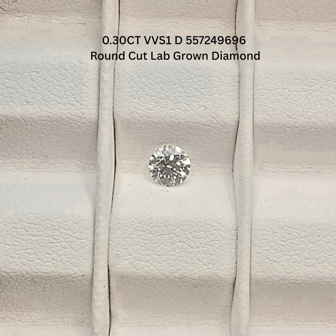 0.30CT VVS1 D 557249696 Round Cut Lab Grown Diamond