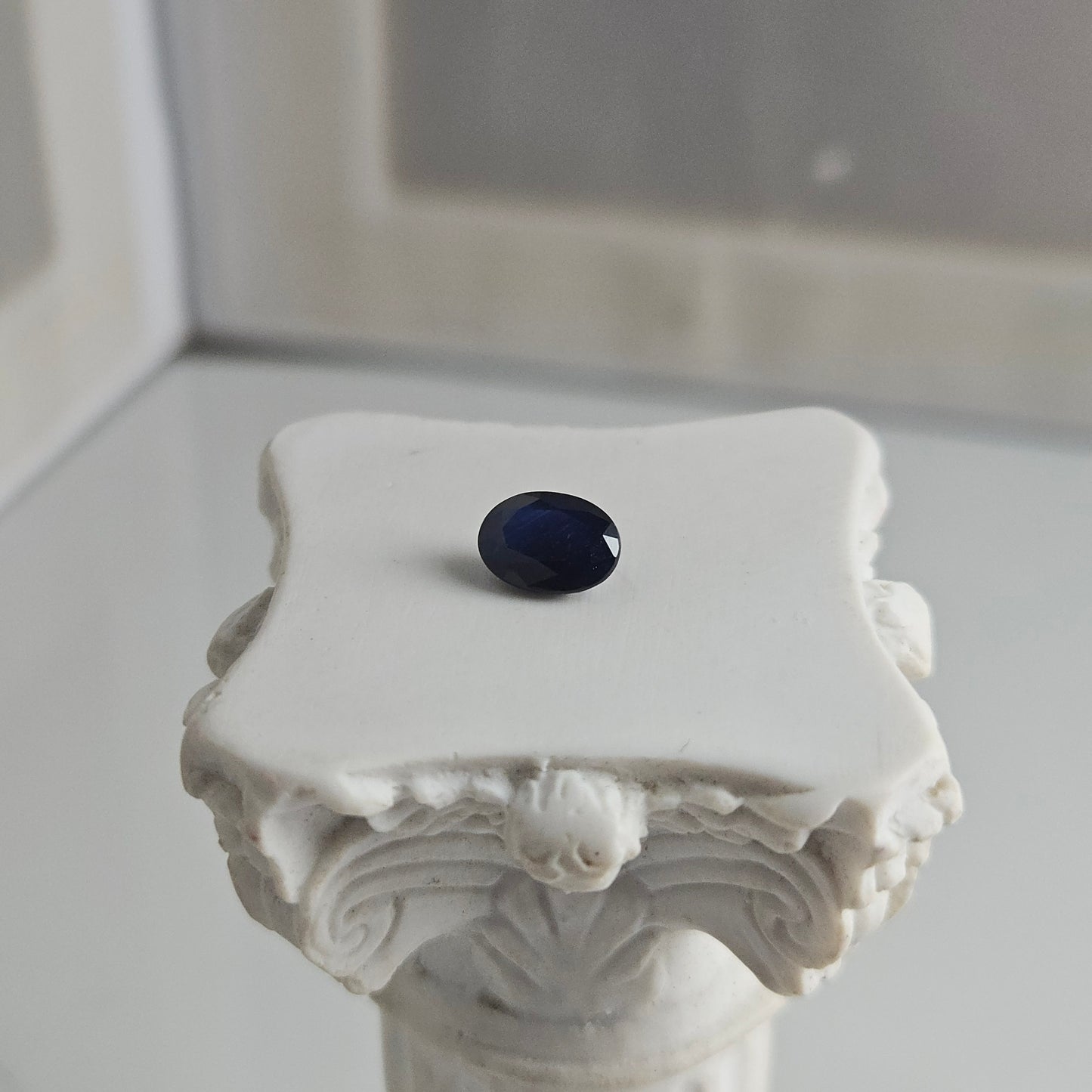 1.07CT 557253247 Oval Cut Blue Sapphire Natural Gemstone