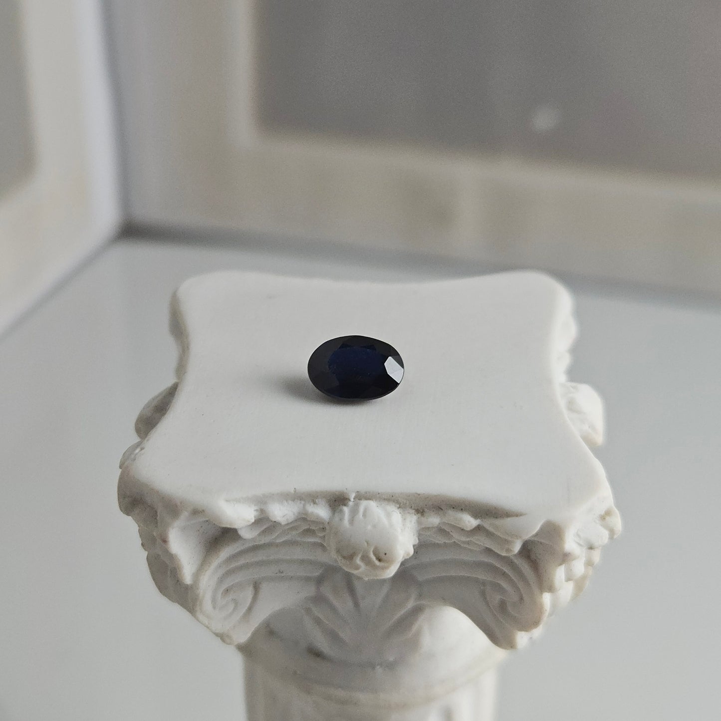 1.08CT 557253248 Oval Cut Blue Sapphire Natural Gemstone