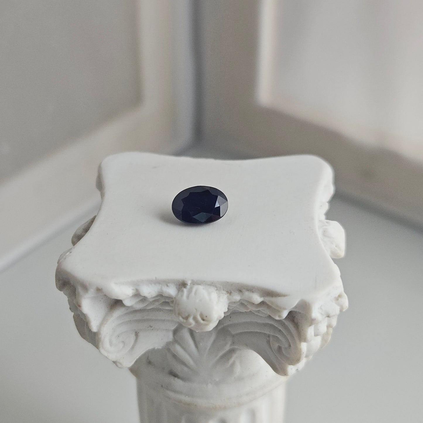 1.16CT 557253249 Oval Cut Blue Sapphire Natural Gemstone