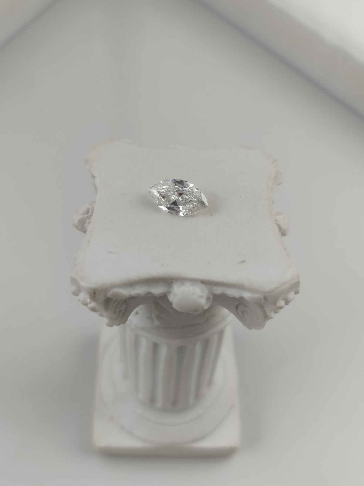1.0CT SI1 F 578332212 Marquise Cut Lab Grown Diamond