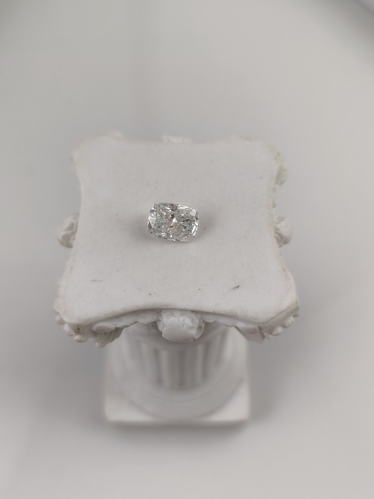 1.02CT VS1 F 585397061 Cushion Long Cut Lab Grown Diamond