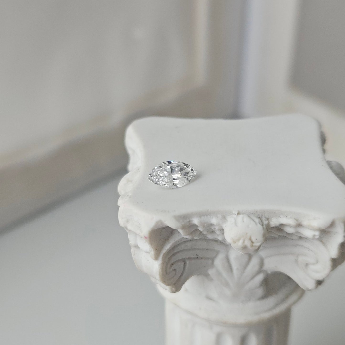0.50CT VVS2 D 801635173 Marquise Cut Lab Grown Diamond