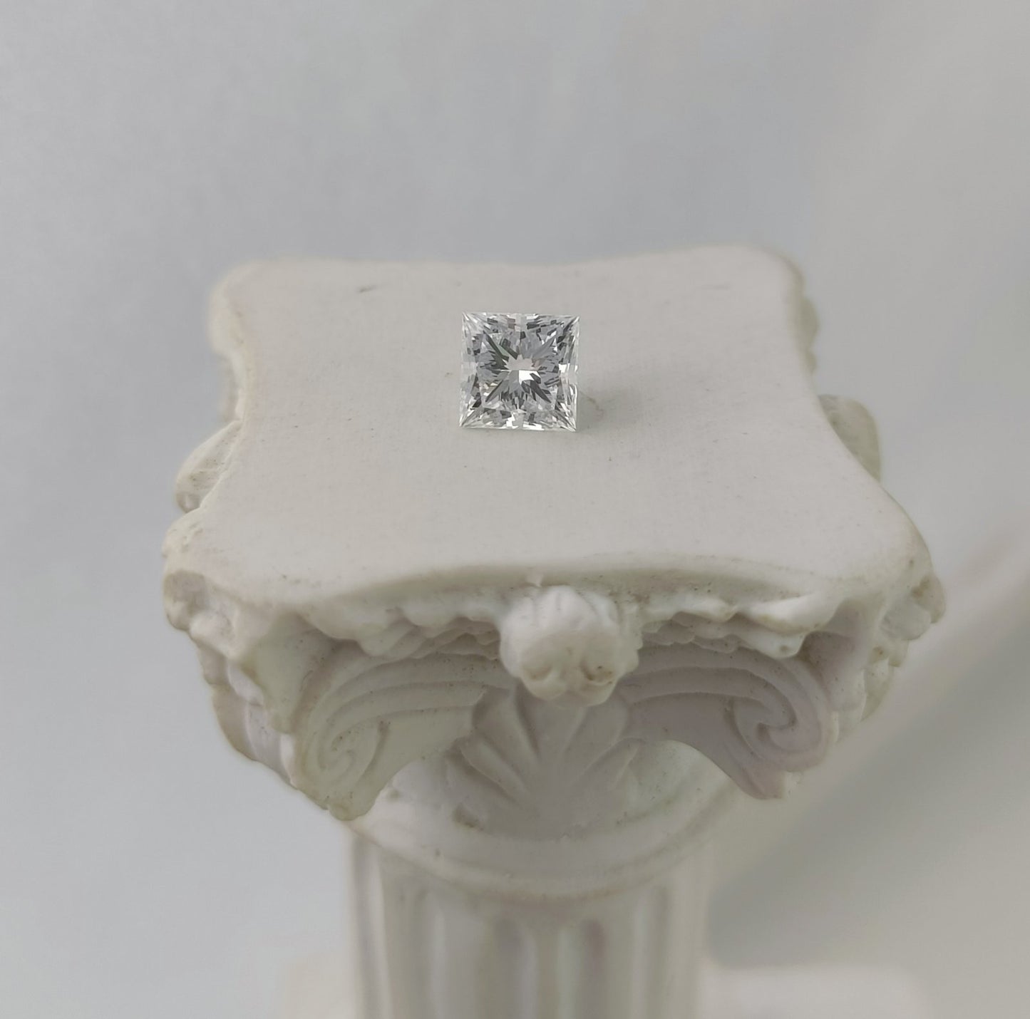 1.04CT VVS2 D 608363745 Princess Cut Lab Grown Diamond