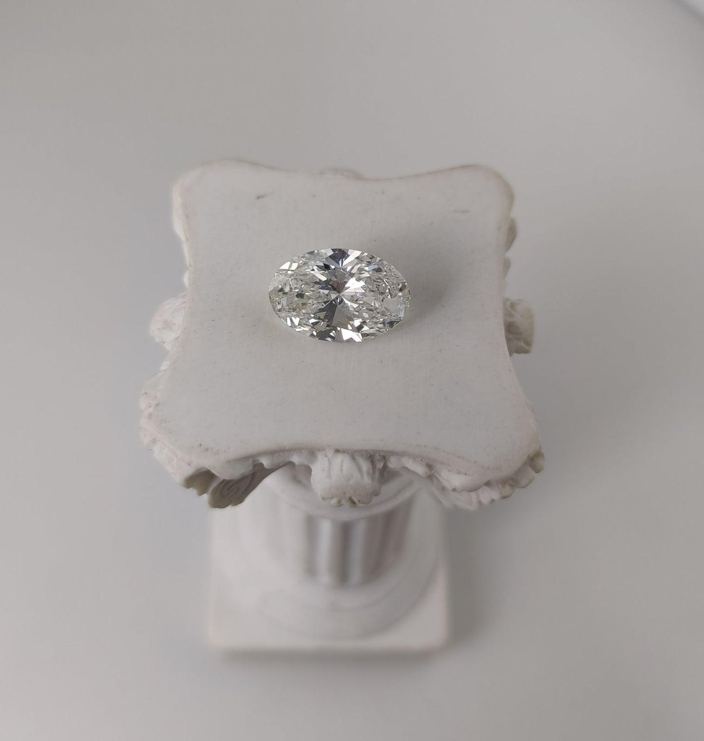 3ct VS2 D 671471823 Oval Cut Lab Grown Diamond