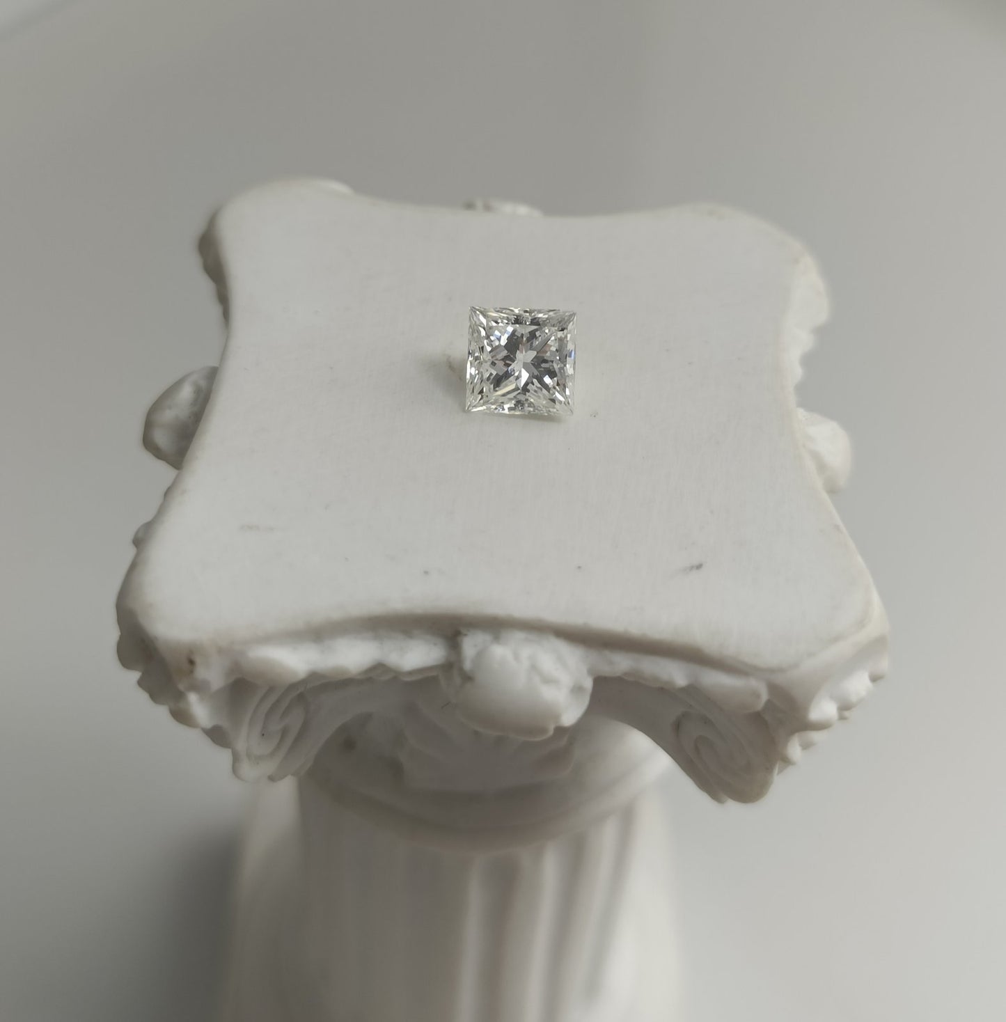 0.73CT VS1 F 539226841 Princess Cut Lab Grown Diamond
