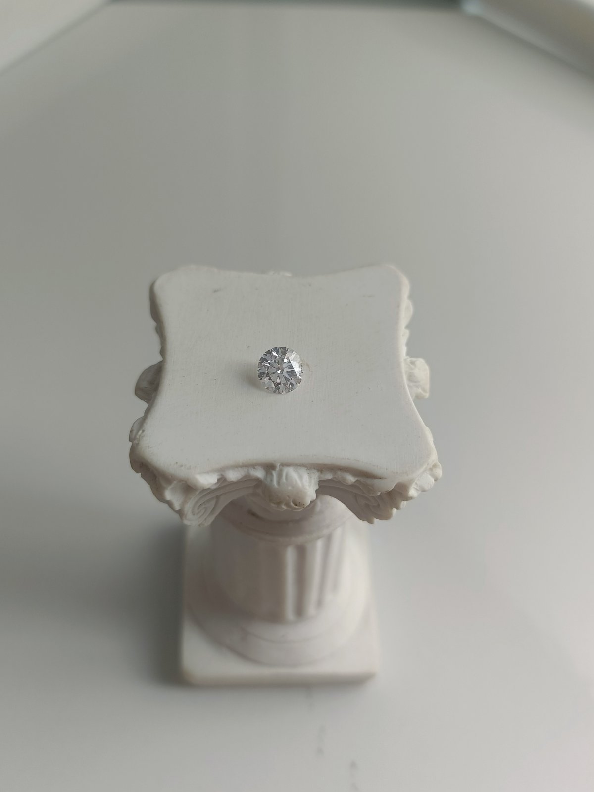 0.54CT VVS2 D 731570527 Round Cut Lab Grown Diamond